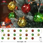 Battery-Operated Christmas Lights with Timer & 8 Modes