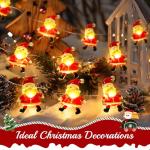 10FT Battery-Operated Santa Claus Fairy Lights