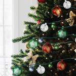 28ft Christmas Ball String Lights with 25 Bulbs