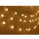 25ft LED Multicolor Star String Lights with Remote