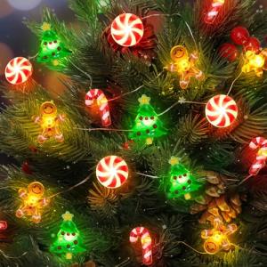 15FT Battery Operated LED Christmas String Lights