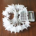 25ft LED Multicolor Star String Lights with Remote