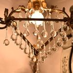 Clear Glass Teardrop Ornaments for Christmas Tree