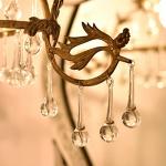 Clear Glass Teardrop Ornaments for Christmas Tree
