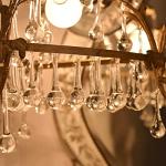 Clear Glass Teardrop Ornaments for Christmas Tree
