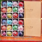 24 Large Retro Vintage Christmas Tree Ornaments