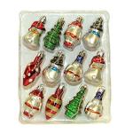 Kurt Adler 12-Pack Mini Plastic Ornaments