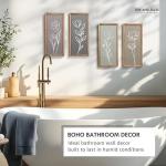 Floral 3D Wall Art Set of 4 for Home