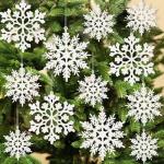 36pc Snowflake Christmas Tree Decor Set