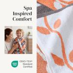Organic Cotton 6-Piece Towel Set in Orange