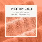 Organic Cotton 6-Piece Towel Set in Orange