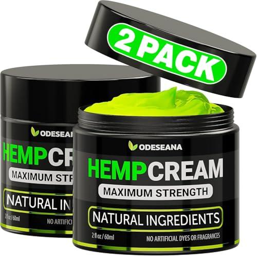 Odeseana High Strength Hemp Cream - 2 Pack