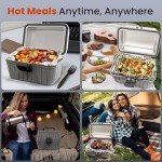 Portable Electric Lunch Box for Camping & Travel