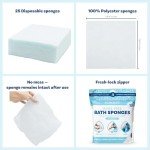 Rinse-Free Bathing Wipes - 25 Pack