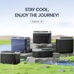EKOJUCE 12V Electric Cooler - 24 Quart Capacity