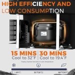 EKOJUCE 12V Electric Cooler - 24 Quart Capacity