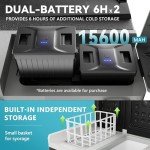 Dual Zone 12V Refrigerator for Camping and Travel