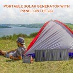 100W Portable Solar Generator for Camping Adventures