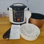 Compact 2L Rice Cooker for Camping & Travel