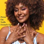 Vibrant Almond Press-On Nails Set - 24 Colors