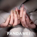 FANDAMEI 24 Color Short Press-On Nails Set