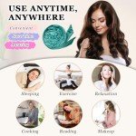 No Heat Overnight Curl Headband Set - Blue Green