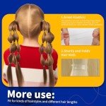 2000 Clear Elastic Hair Bands for Teens