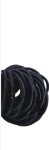 Ouchless Black Hair Elastics - 36 Pack