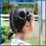 2000 Clear Elastic Hair Bands for Teens