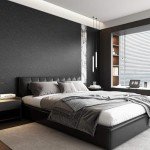 Sleek Black Embossed Self-Adhesive Wallpaper Roll