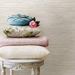 Cream Grassweave Peel & Stick Wallpaper for Easy Decor