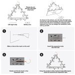 Artificial Ivy LED Wall Shelves Set - 2 Pieces