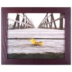 Espresso Picture Frame with White Mat – 8x10