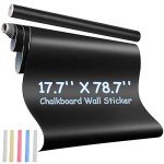 Chalkboard Wall Sticker Roll - DIY Erasable Decor