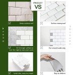 Peel and Stick Subway Tile Sheets for Backsplashes