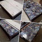 Blue Stone Marble Look Vinyl Film Roll 12x79 Inch