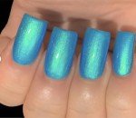 Atomic Aqua Glow Nail Polish - Neon Blue Green