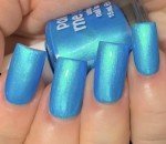 Atomic Aqua Glow Nail Polish - Neon Blue Green