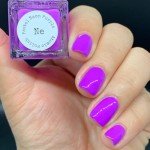Trendy Pastel Neon Purple Nail Polish