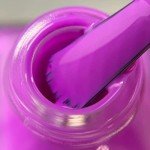 Trendy Pastel Neon Purple Nail Polish