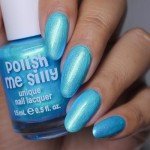 Atomic Aqua Glow Nail Polish - Neon Blue Green