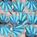 Atomic Aqua Glow Nail Polish - Neon Blue Green