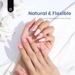 Beetles Almond Gel Nail Extension Kit - 504 Pcs