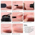 Beginner-Friendly Poly Gel Nail Kit with UV Light