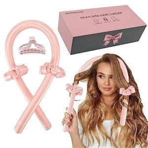 Heatless Curling Set with Silk Rod Headband