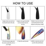 Vibrant Chrome Nail Powder Glitter Set - 16 Jars