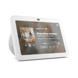 Amazon Echo Show 8 with Spatial Audio, Glacier White