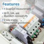 Shelly Pro 3EM Smart Energy Meter with Wi-Fi