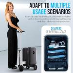 Smart 26L Rideable Electric Luggage Scooter