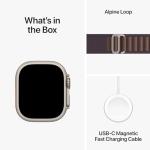 Apple Watch Ultra 2 [GPS + Cellular 49mm] Smartwatch with Rugged Titanium Case & Indigo Alpine Loop Small. Fitness Tracker, Precision GPS, Action Button, Extra-Long Battery Life